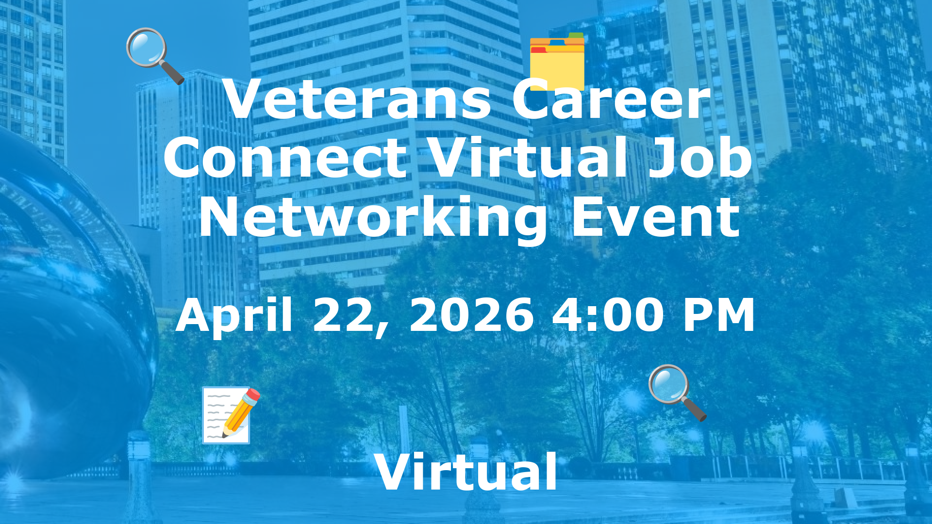 Veterans Career Connect Virtual Job  Networking Event event image